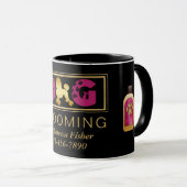 Dog Grooming Business Owner Coffee Mok (Voorkant rechts)