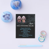Dog grooming business personalized flyer (Enkel)