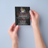 Dog grooming business personalized flyer (Hand)