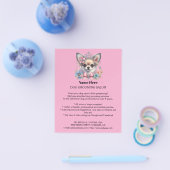 Dog grooming business personalized flyer (Enkel)