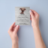 Dog grooming business personalized flyer (Hand)