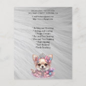 Dog grooming business personalized flyer (Achterkant)