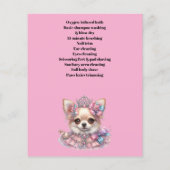 Dog grooming business personalized flyer (Achterkant)