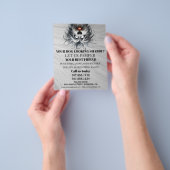 Dog grooming business personalized flyer (Hand)