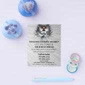 Dog grooming business personalized flyer (Enkel)