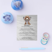Dog grooming business personalized flyer (Enkel)