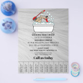Dog grooming business personalized flyer (Enkel)