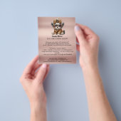Dog grooming business personalized flyer (Hand)