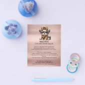 Dog grooming business personalized flyer (Enkel)