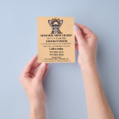 Dog grooming business personalized flyer (Hand)