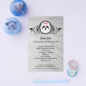 Dog grooming business personalized flyer (Enkel)