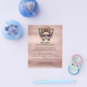 Dog grooming business personalized flyer (Enkel)