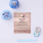 Dog grooming business personalized flyer (Enkel)