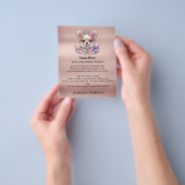 Dog grooming business personalized flyer (Hand)