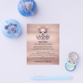 Dog grooming business personalized flyer (Enkel)
