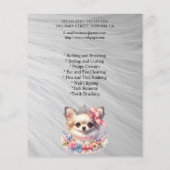 Dog grooming business personalized flyer (Achterkant)