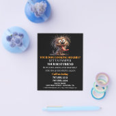 Dog grooming business personalized flyer (Enkel)