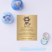 Dog grooming business personalized flyer (Enkel)