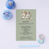 Dog grooming business personalized flyer (Enkel)
