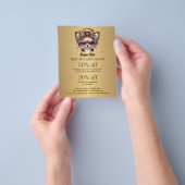 Dog grooming business personalized flyer (Hand)