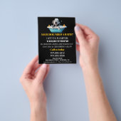 Dog grooming business personalized flyer (Hand)