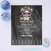 Dog grooming business personalized flyer (Enkel)