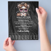 Dog grooming business personalized flyer (Hand)