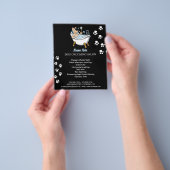 Dog grooming business personalized flyer (Hand)