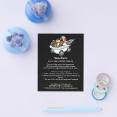 Dog grooming business personalized flyer (Enkel)