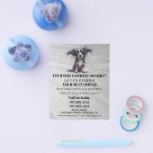 Dog grooming business personalized flyer (Enkel)