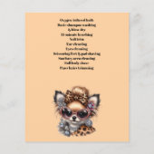 Dog grooming business personalized flyer (Achterkant)