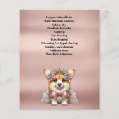 Dog grooming business personalized flyer (Achterkant)