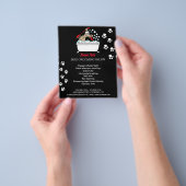 Dog grooming business personalized flyer (Hand)