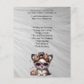 Dog grooming business personalized flyer (Achterkant)