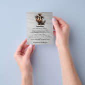 Dog grooming business personalized flyer (Hand)