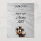 Dog grooming business personalized flyer (Achterkant)