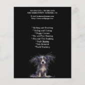 Dog grooming business personalized flyer (Achterkant)