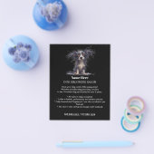 Dog grooming business personalized flyer (Enkel)