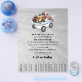 Dog grooming business personalized flyer (Enkel)