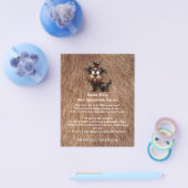 Dog grooming business personalized flyer (Enkel)