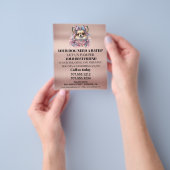 Dog grooming business personalized flyer (Hand)