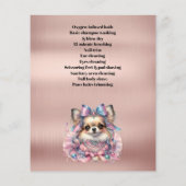 Dog grooming business personalized flyer (Achterkant)