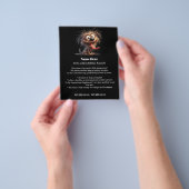 Dog grooming business personalized flyer (Hand)