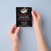 Dog grooming business personalized flyer (Hand)