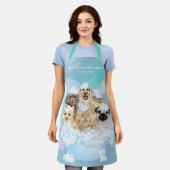 Dog Grooming Cat Spa Green Pet Salon Schort (Gedragen)