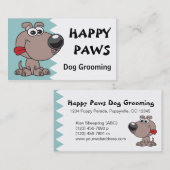 Dog Grooming, Clipping of Walking Visitekaartje (Voorkant / Achterkant)