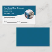 Dog Grooming Customer Appointment Cards Afsprakenkaartje (Voorkant / Achterkant)