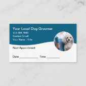 Dog Grooming Customer Appointment Cards Afsprakenkaartje (Voorkant)