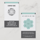 Dog Grooming Customer Rewards Card Klantenkaartje (Voorkant / Achterkant)