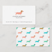 Dog Grooming Dachshund Visitekaartje (Voorkant / Achterkant)